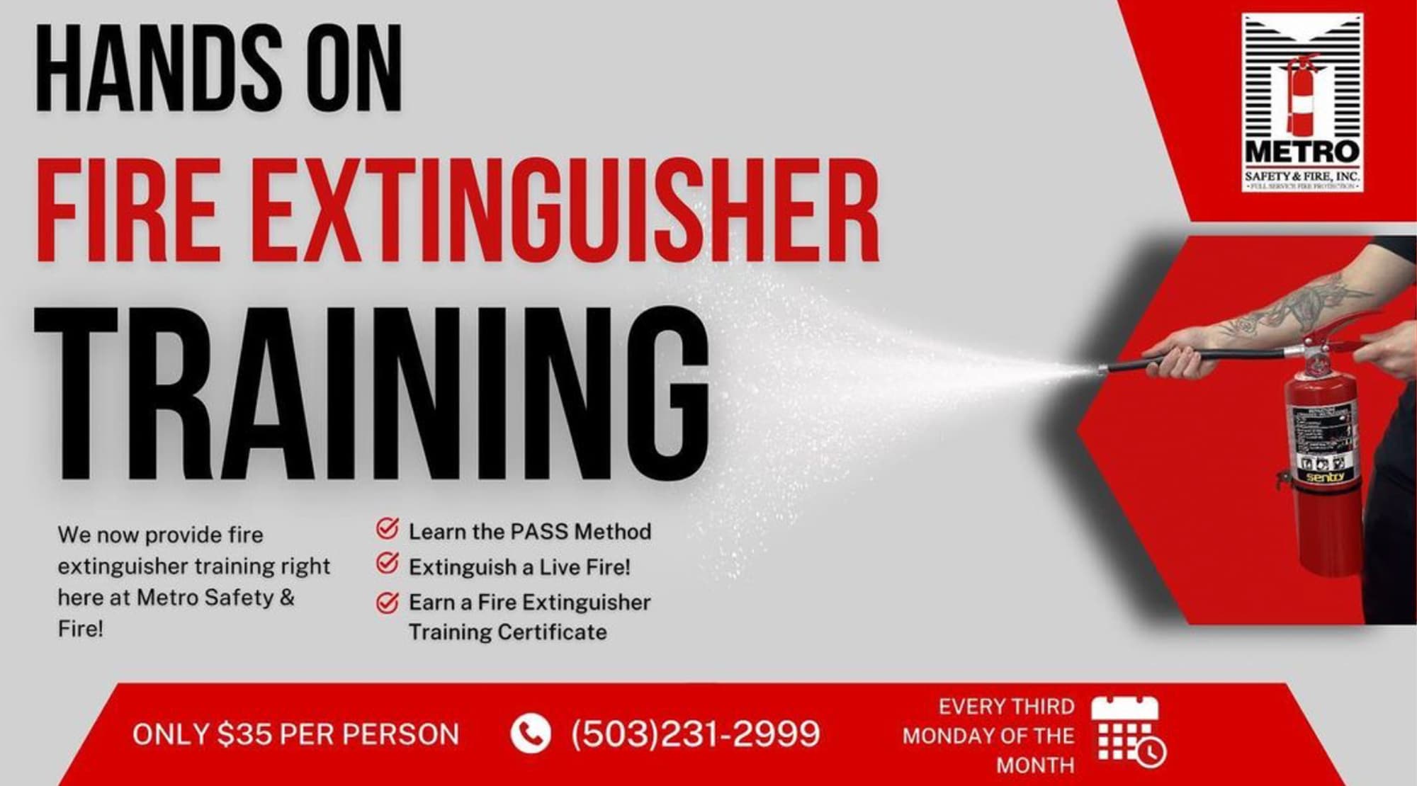 Fire Extinguisher Training Banner