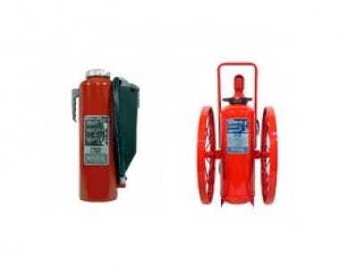 Stock image of BC fire extinguisher