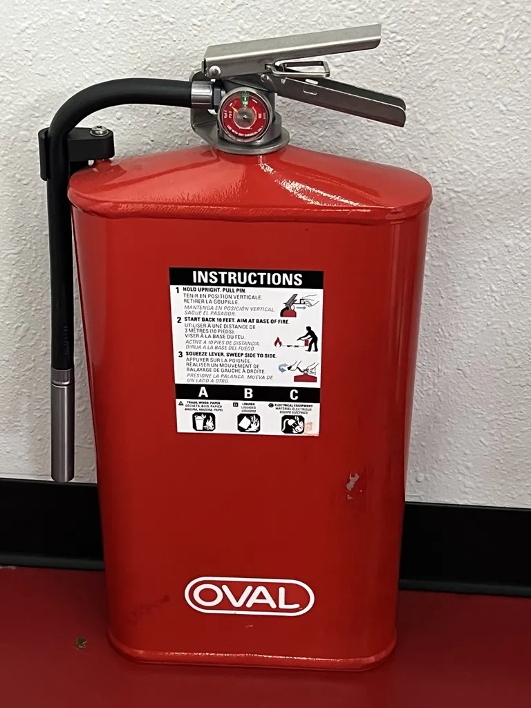Oval ABC Fire Extinguisher